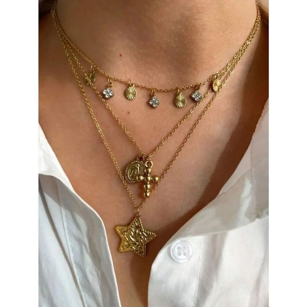 Cross necklace N2040
